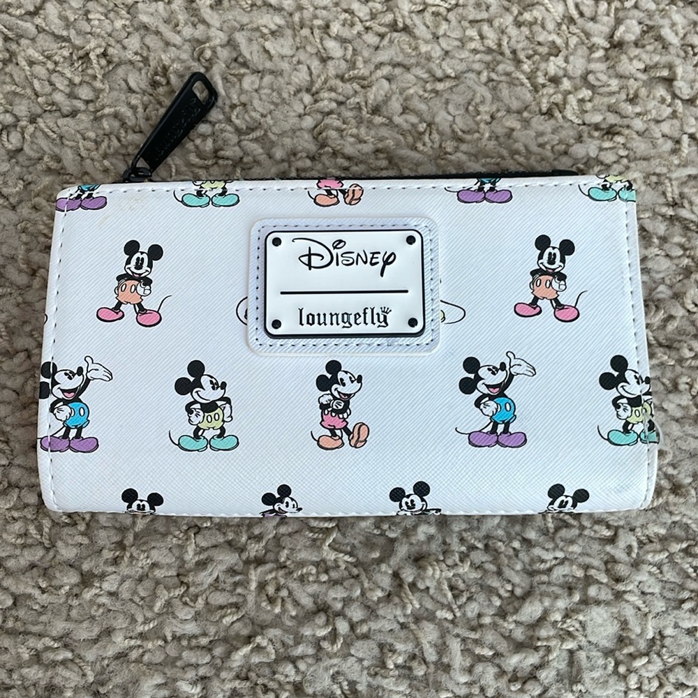 Loungefly Pastel Disney Mickey Mouse Tri-Fold Wallet